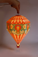 Convenience Pack with Bulb & Wire: Big Red Hot Air Balloon Paper Lamp