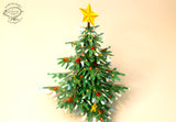 Paper Christmas Tree with Fairy Lights: DIY Paper Craft Kit