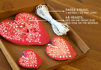 Sweet Hearts Premium Paper Bunting