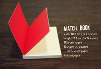 BROKE Match Book Notebook