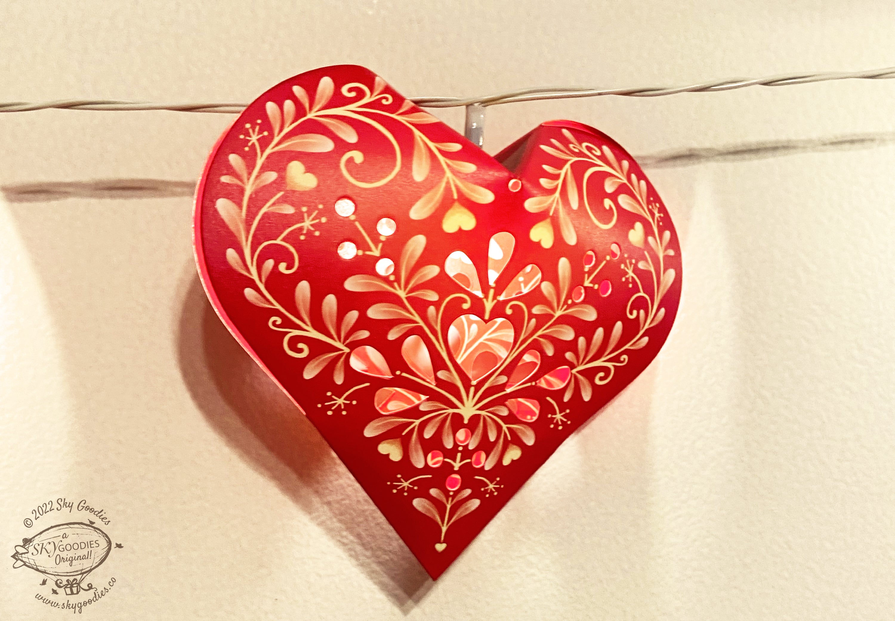 Paper Sweet Hearts Fairy Lights