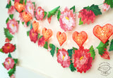 Hearts & Flowers COMBO SAVER: Paper Hearts Fairy Lights & Bunting