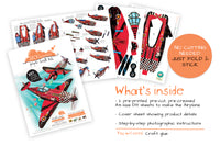 Candy Bomber Paper Aeroplane - DIY Paper Craft Kit