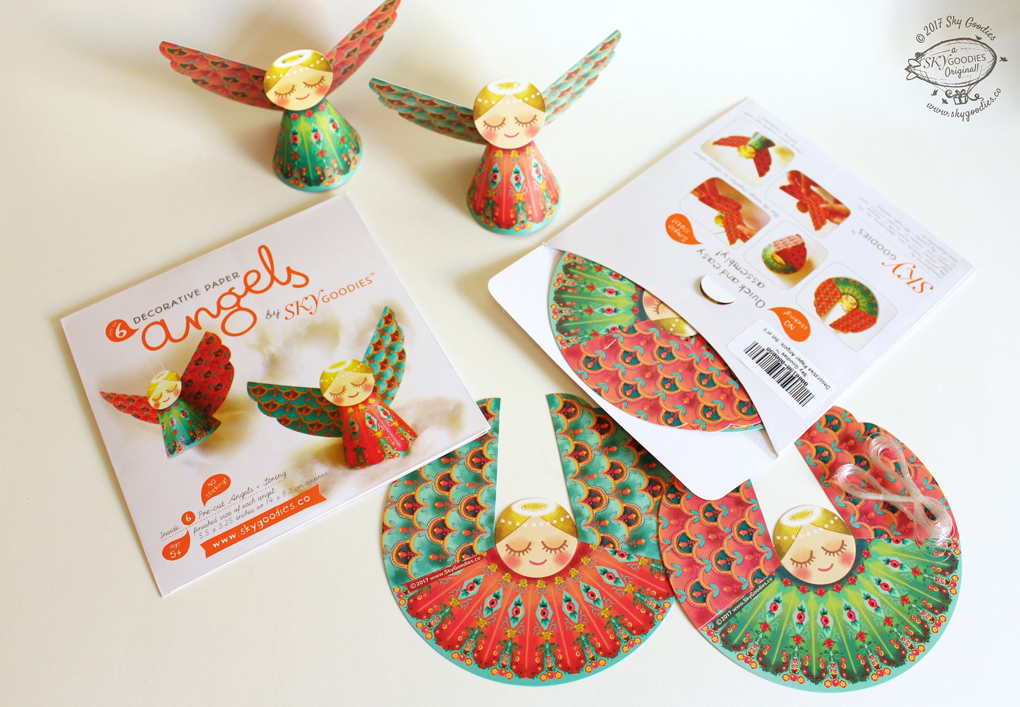 Christmas Decor Combo Saver 1 - Angels & Mini Hot Air Balloon Fairy Lights