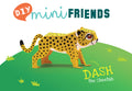 Mini Cheetah Animal Paper Craft Kit