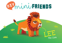 Mini Lion DIY Animal Paper Craft Kit
