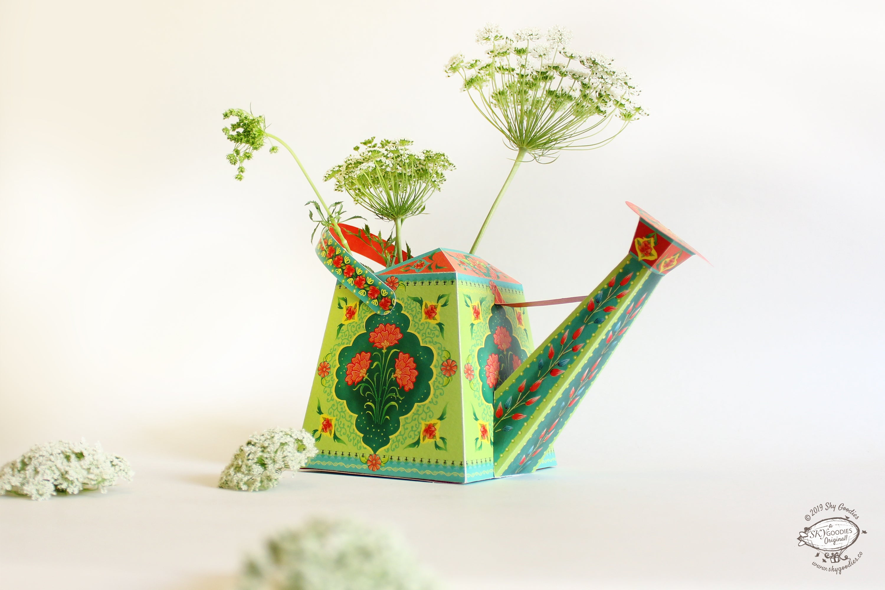 Watering Can Vase / Pen Holder DIY Paper Craft Kit