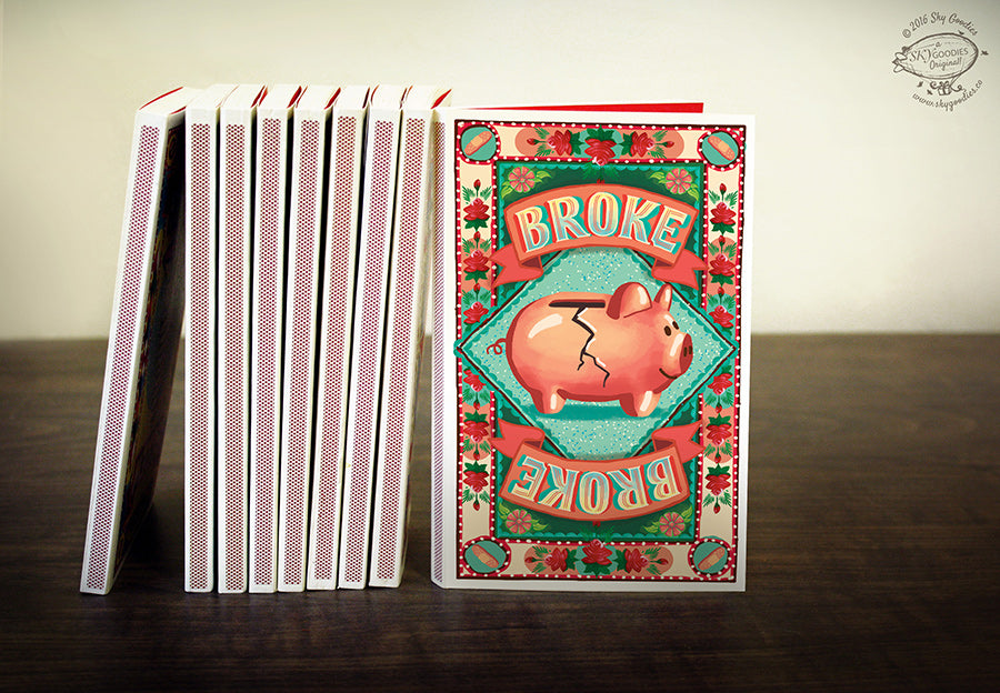BROKE Match Book Notebook