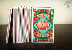 BROKE Match Book Notebook
