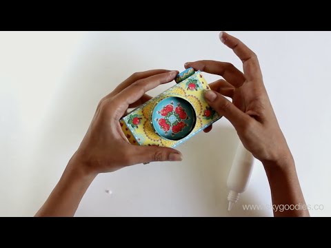 Colourful Yellow Camera Photo Frame DIY Paper Craft Kit