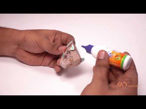 Mini Rhino DIY Animal Paper Craft Kit