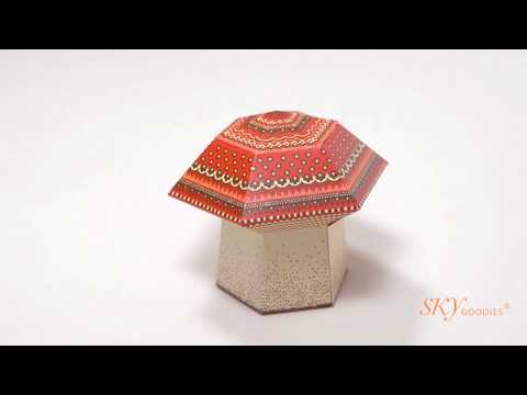 Mini Mushroom Box - DIY Paper Craft Kit