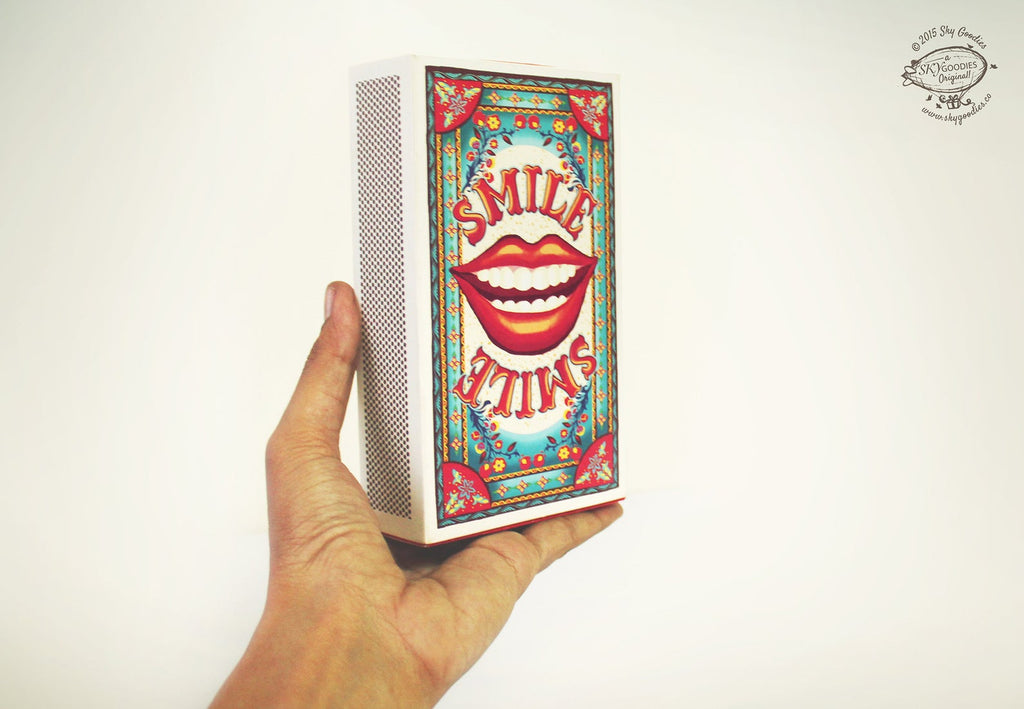 Set of 10 'Smile' Matchbox Gift Boxes