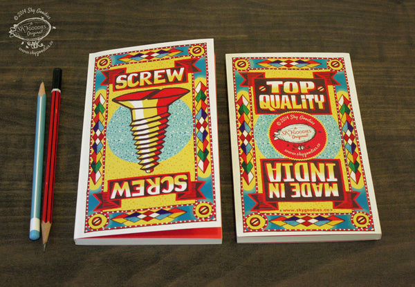 'Matchbook' Notebooks - cool matchbox art notebooks with blank pages ...