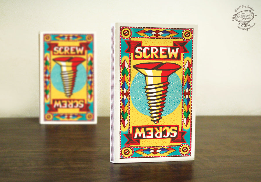 SCREW Match Book Notebook