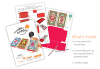 SMILE Matchbox Business Card Holder DIY Paper Craft Kit