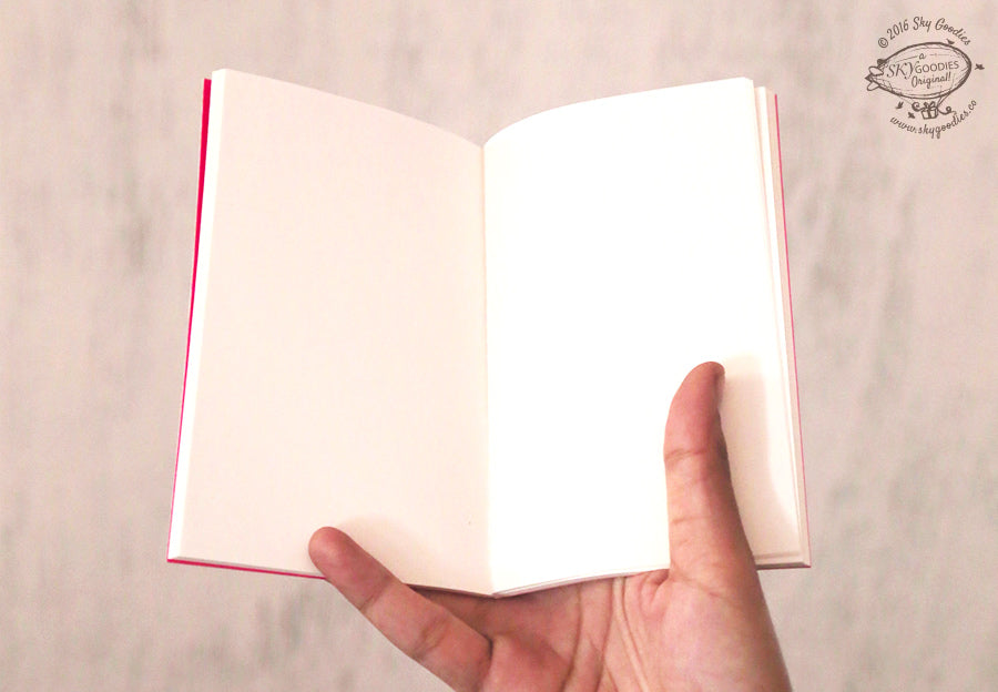 LUCKY Mini Notebook (plain pages)