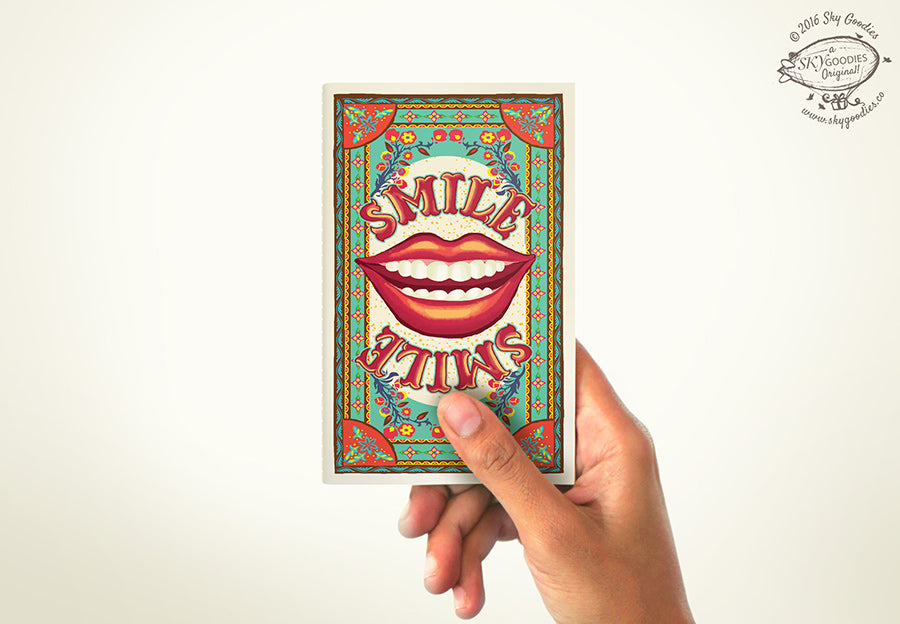 SMILE Mini Notebook (plain pages)