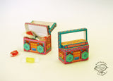 Colourful Mini Boombox DIY Paper Craft Kit