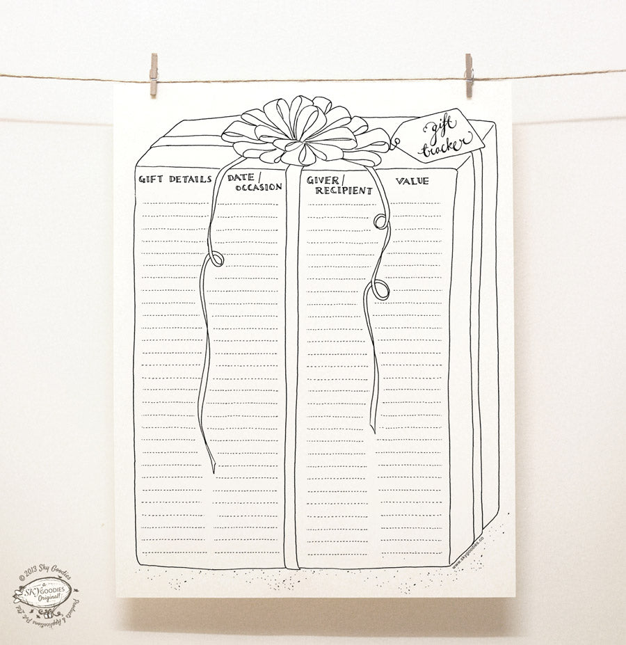 Doodle Party Planners and Fridge Magnet Set