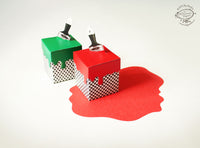 Paint Boxes: Set of 2 - DIY Paper Craft Kit