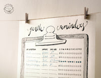 Doodle To-Do Lists, Bill Reminders and Fridge Magnet Set