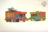 Blue ‘Goodies Carrier’ Truck container DIY Paper Craft Kit